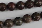 CRO356 15.5 inches 12mm round jasper gemstone beads wholesale