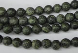 CRO36 15.5 inches 6mm round green lace gemstone beads wholesale