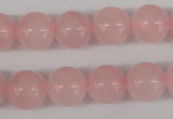 CRO397 15.5 inches 14mm round rose quartz beads wholesale