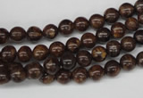 CRO40 15.5 inches 6mm round bronzite gemstone beads wholesale