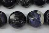 CRO488 15.5 inches 18mm round sodalite gemstone beads wholesale