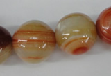 CRO533 15.5 inches 20mm round agate gemstone beads wholesale