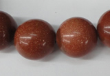 CRO543 15.5 inches 20mm round goldstone beads wholesale