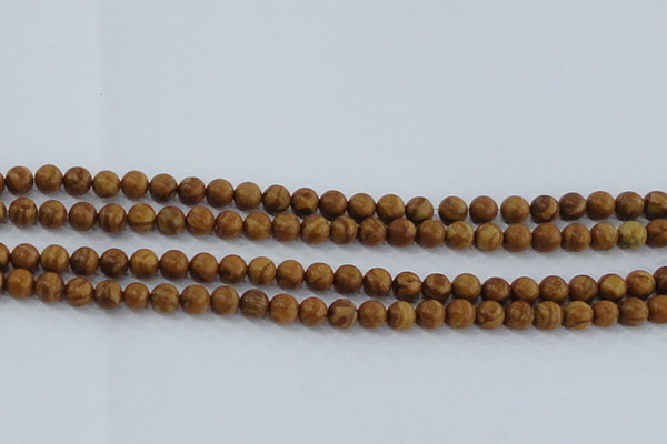 CRO552 15.5 inches 6mm round grain stone beads wholesale