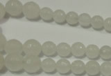 CRO712 15.5 inches 6mm – 14mm faceted round candy jade beads