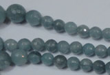 CRO716 15.5 inches 6mm – 14mm faceted round candy jade beads