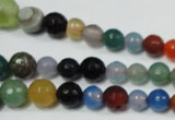 CRO720 15.5 inches 6mm – 14mm faceted round mixed candy jade beads