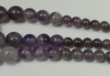 CRO755 15.5 inches 6mm – 14mm round amethyst beads wholesale