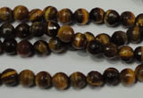 CRO781 15.5 inches 6mm faceted round yellow tiger eye beads wholesale