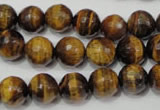 CRO783 15.5 inches 10mm faceted round yellow tiger eye beads wholesale