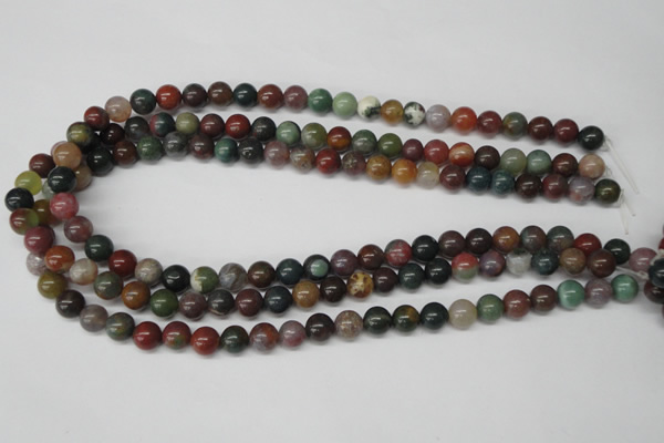 CRO82 15.5 inches 8mm round Indian agate gemstone beads wholesale