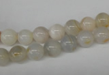 CRO88 15.5 inches 8mm round agate gemstone beads wholesale