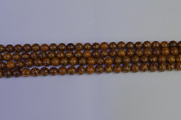 CRO881 15.5 inches 6mm round elephant blood stone beads