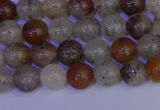 CRO891 15.5 inches 6mm round mixed lodalite quartz beads wholesale