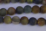 CRO911 15.5 inches 6mm round matte golden pietersite beads