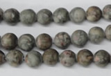 CRO95 15.5 inches 8mm round Chinese leopard skin jasper beads wholesale