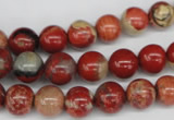 CRO99 15.5 inches 8mm round red jasper beads wholesale