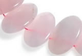 CRQ03 16 inches 20*38mm oval rose quartz beads Wholesale