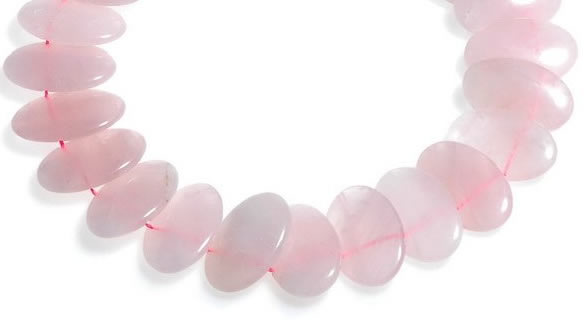 CRQ03 16 inches 20*38mm oval rose quartz beads Wholesale