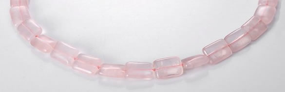 CRQ07 10*14mm rectangle A grade natural rose quartz beads