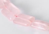 CRQ08 13*18mm rectangle A grade natural rose quartz beads