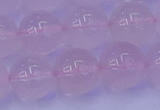 CRQ205 15.5 inches 14mm round Mozambique rose quartz beads