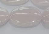 CRQ236 15.5 inches 18*25mm oval rose quartz beads wholesale