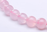 CRQ27 15.5 inches 8mm round natural rose quartz beads Wholesale