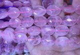 CRQ437 15.5 inches 15*20mm faceted oval rose quartz beads wholesale