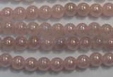 CRQ501 15.5 inches 6mm round AB-color rose quartz beads