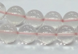 CRQ54 15.5 inches 14mm round natural rose quartz beads wholesale