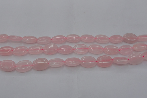 CRQ610 15.5 inches 12*16mm oval rose quartz beads wholesale