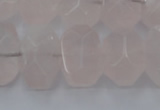 CRQ704 15.5 inches 13*18mm - 15*20mm faceted nuggets rose quartz beads