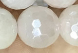 CRQ862 15 inches 10mm faceted round AB-color rose quartz beads