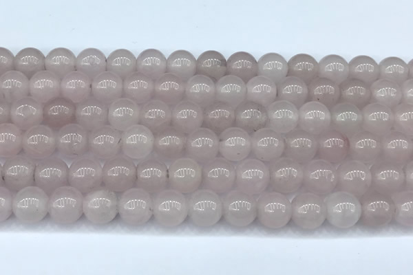 CRQ887 15 inches 8mm round rose quartz beads, 2mm hole