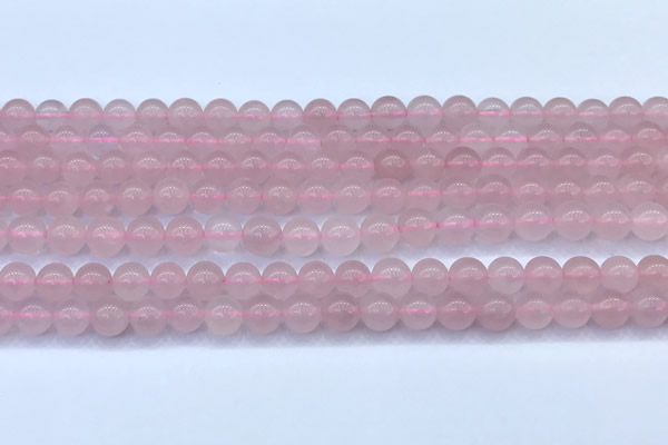 CRQ900 15 inches 6mm round rose quartz beads