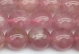 CRQ906 15 inches 8mm round Madagascar rose quartz beads