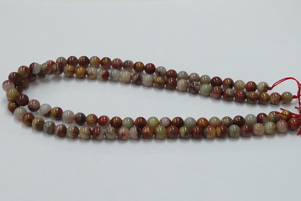 CRS03 15.5 inches 8mm round rainbow stone beads wholesale