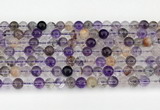 CRU1018 15.5 inches 6mm round mixed rutilated quartz beads