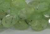 CRU123 15.5 inches 12*18mm faceted nugget green rutilated quartz beads