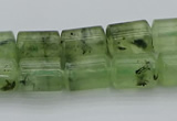 CRU226 15.5 inches 10*14mm triangle green rutilated quartz beads