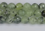 CRU801 15.5 inches 6mm faceted round prehnite gemstone beads