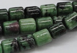 CRZ09 15.5 inches 10*12mm column ruby zoisite gemstone beads Wholesale