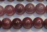 CRZ1002 15.5 inches 6mm - 6.5mm round A grade natural ruby beads