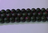 CRZ1113 15.5 inches 10mm round imitation ruby zoisite beads wholesale