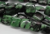 CRZ14 15.5 inches 12*12mm square ruby zoisite gemstone beads wholesale