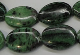 CRZ62 15.5 inches 18*25mm oval ruby zoisite gemstone beads