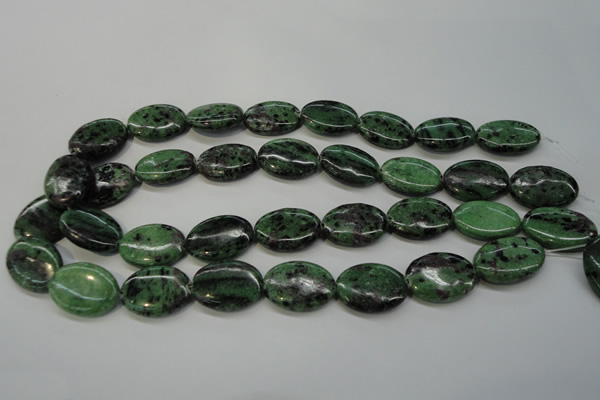 CRZ62 15.5 inches 18*25mm oval ruby zoisite gemstone beads