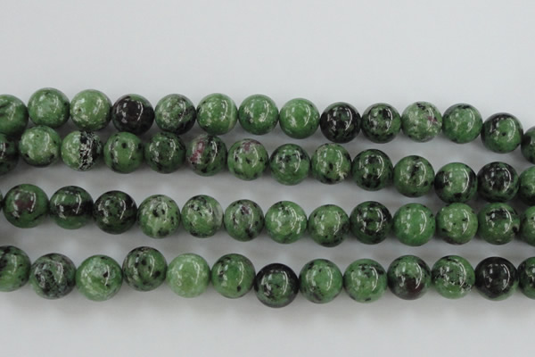 CRZ724 15.5 inches 12mm round ruby zoisite gemstone beads