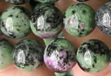 CRZ773 15.5 inches 10mm round ruby zoisite beads wholesale